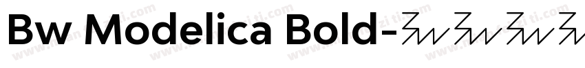 Bw Modelica Bold字体转换